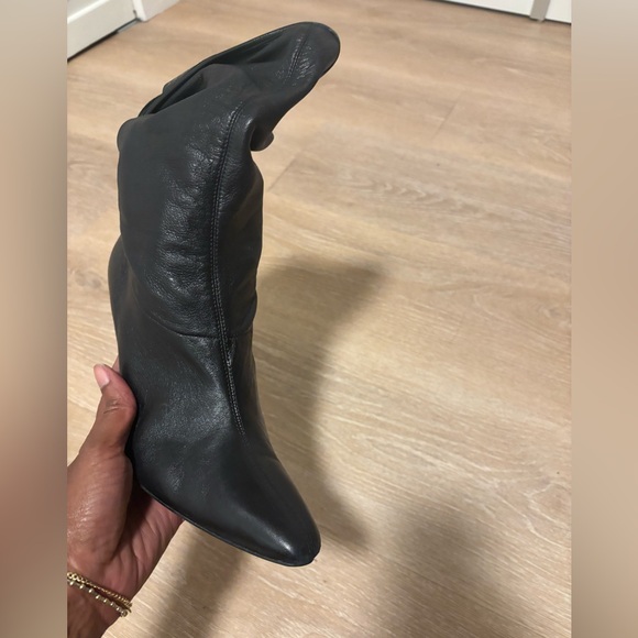 Nine West classic slouch boots. Stiletto, size 10, black - Picture 5 of 11